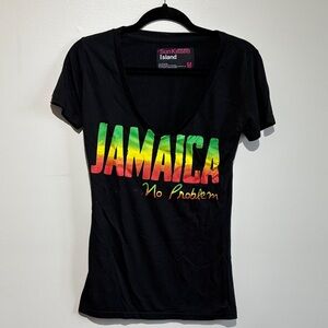 Jamaica No Problem Tee - Black